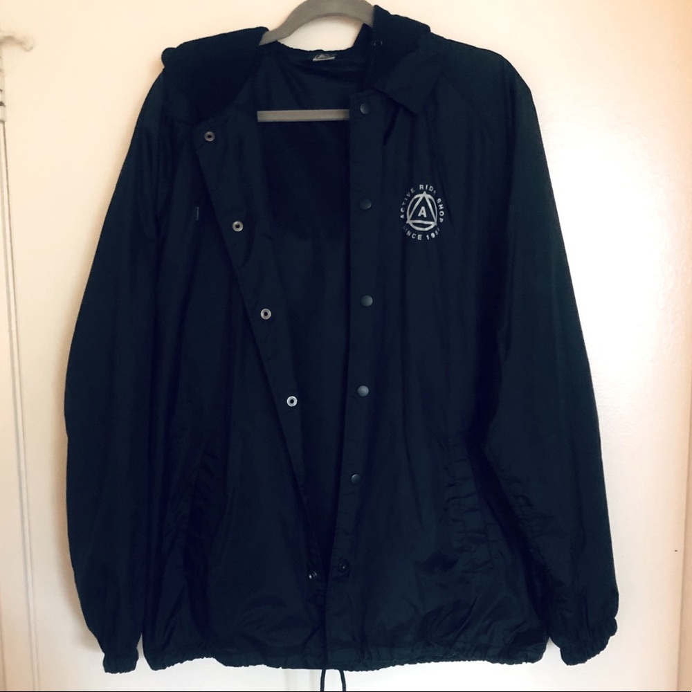 Active Rode Shop black windbreaker